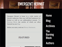 Tablet Screenshot of emergenthermit.com